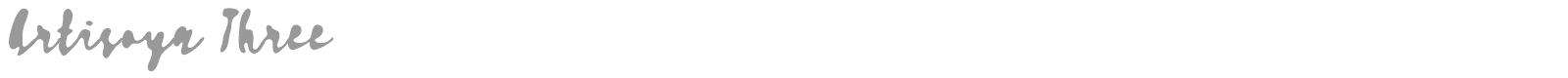 Artisoya Two font preview